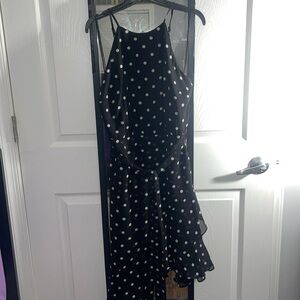 GUESS Polka Dot Asymmetrical Dress